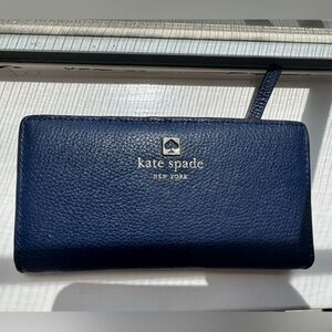 Kate Spade Navy Slim Bifold Wallet